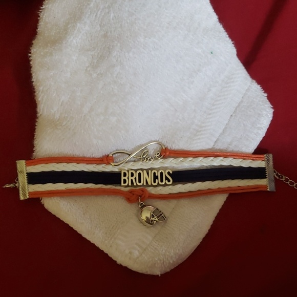 $5 OR BUNDLE FOR LESS!  BRONCOS BRACELET - Picture 2 of 2